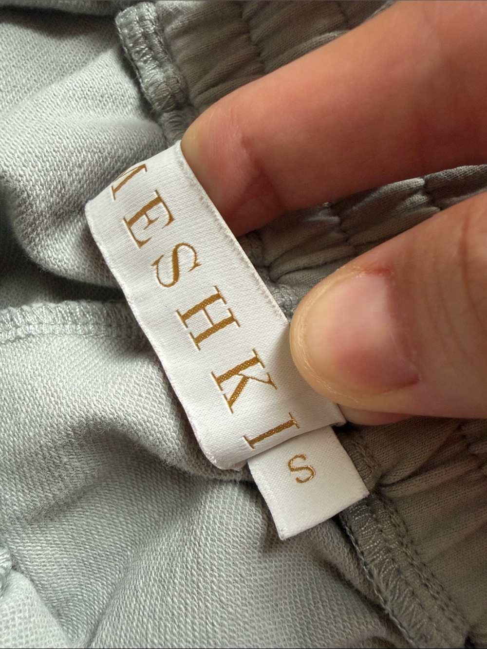 Meshki Light Gray Drawstring Joggers - Picture 3 of 5